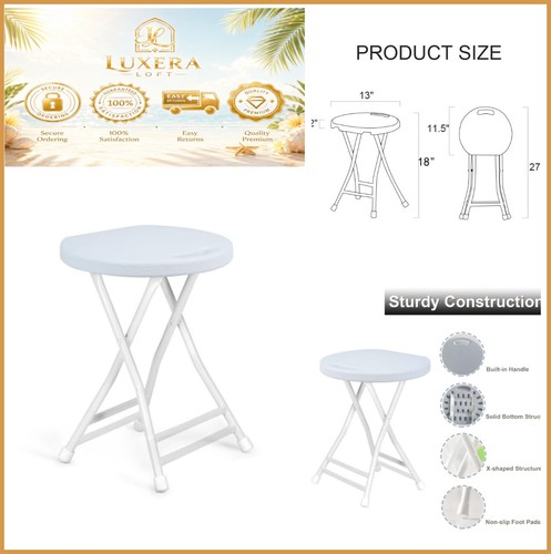 Folding stool inch - 18,
