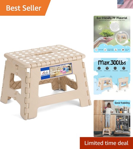Folding step stool inch - folding,